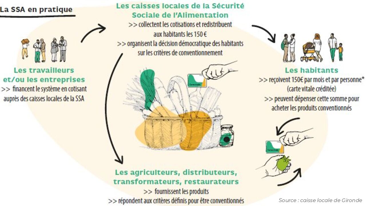 Une caisse locale alimentaire dans le val de Drôme