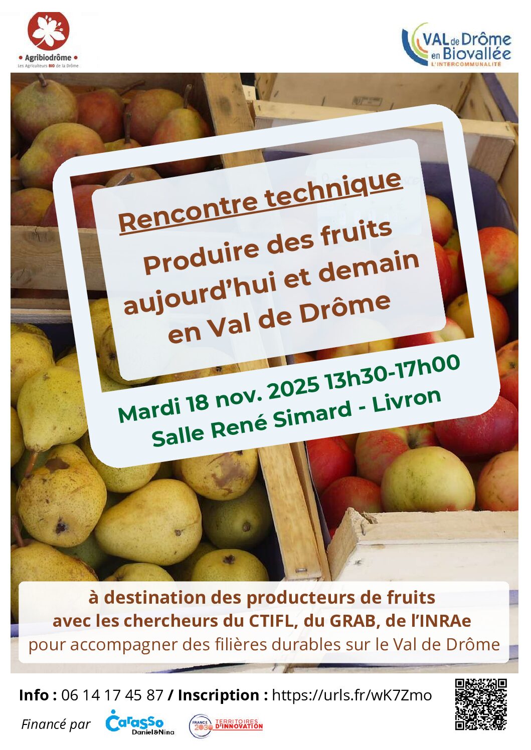Invitation – rencontre arboriculture – 18 novembre à Livron