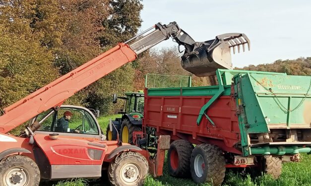 Journée de démonstration d&rsquo;épandage de sable calcaire